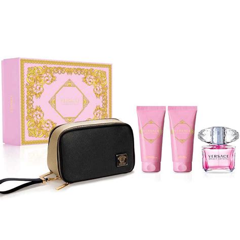 versace perfume gift set|Versace 4 piece gift set.